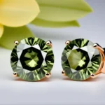 🌟 Segreti per scegliere orecchini a bottone di alta qualità con peridoti