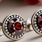 💎 Secrets of choosing stylish stud earrings with garnet 💎