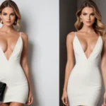 🌸 So wählen Sie ein bequemes Kleid mit tiefem Ausschnitt aus