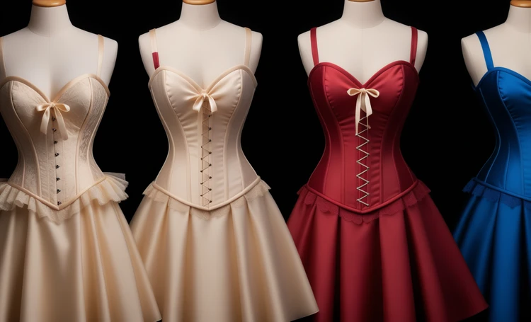 Types de robes avec un corset